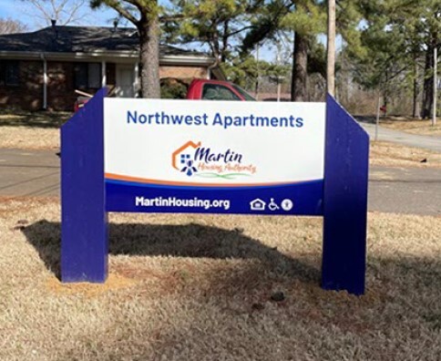 Northwest Apartments Sign