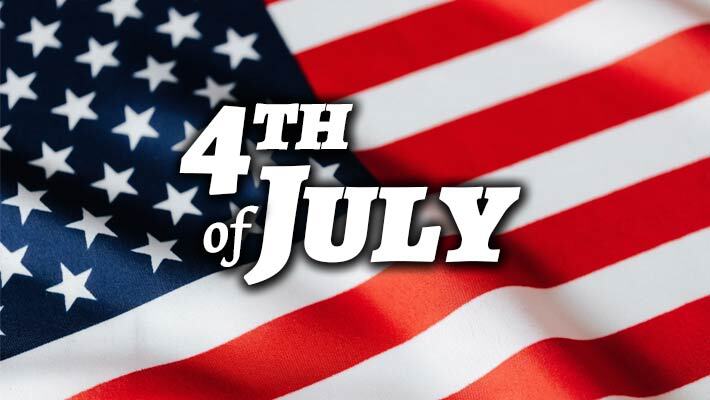 Fourth Of July. U S Flag.